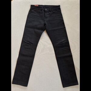 Freenote Rios selvedge black denim jeans size 32